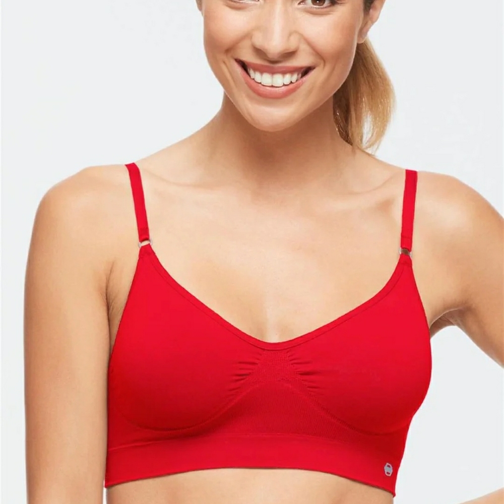 NWT Vibrant Red Wireless Bra